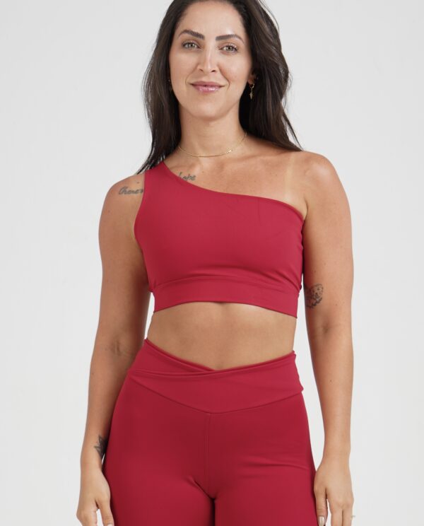 Top Um Ombro Só Essential Rubi