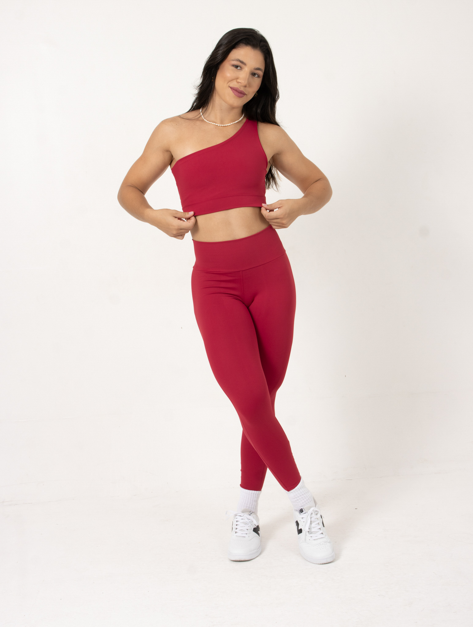 Legging Cós Reto Essential Rubi - Imagem 3