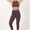 Legging Cós Reto Essential Uva