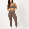 Legging Cós Reto Essential Cappuccino