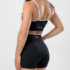 Short Cós Cruzado Duo Preto - Imagem 2