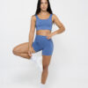 Short Seamless Canelado Sky - Imagem 6