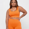 Top Seamless Canelado Tangerine - Imagem 4
