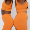 Short Seamless Canelado Tangerine - Image 4