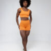 Short Seamless Canelado Tangerine - Image 2