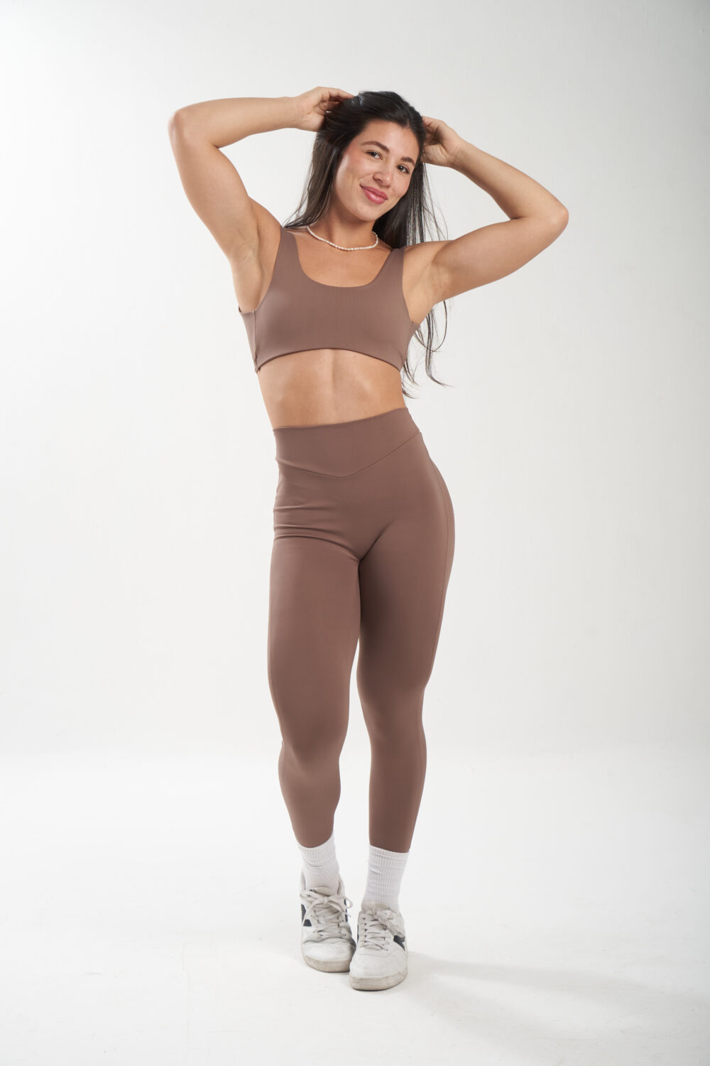Legging Sem Costura Essential Capuccinno
