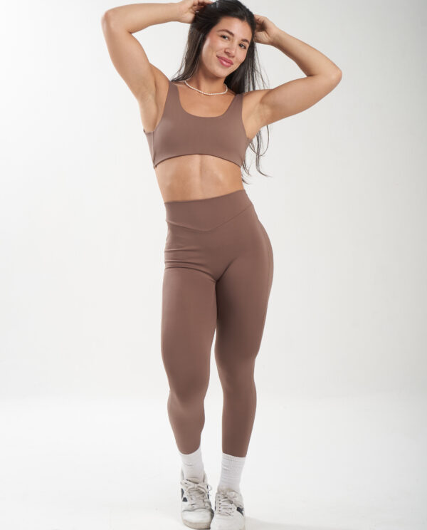 Legging Sem Costura Essential Capuccinno