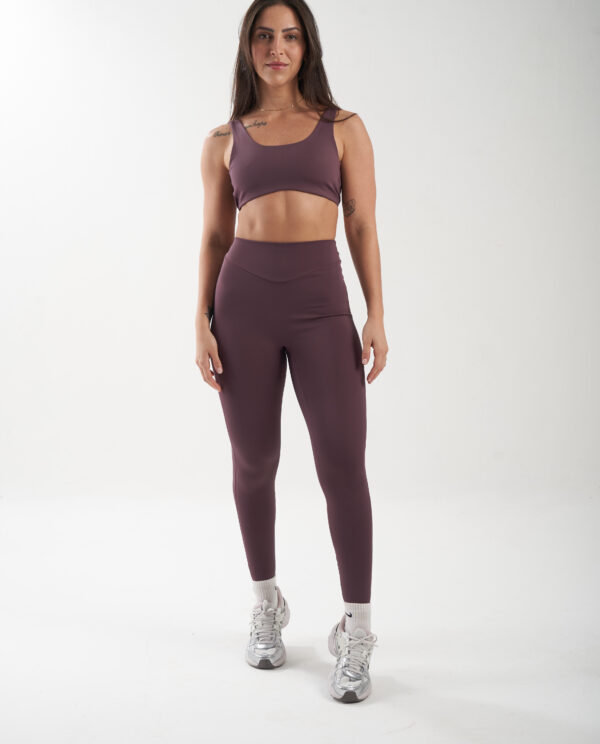 Legging Sem Costura Essential Uva