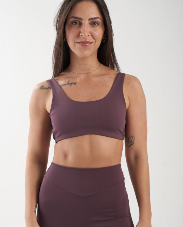 Top Decote nas Costas Essential Uva