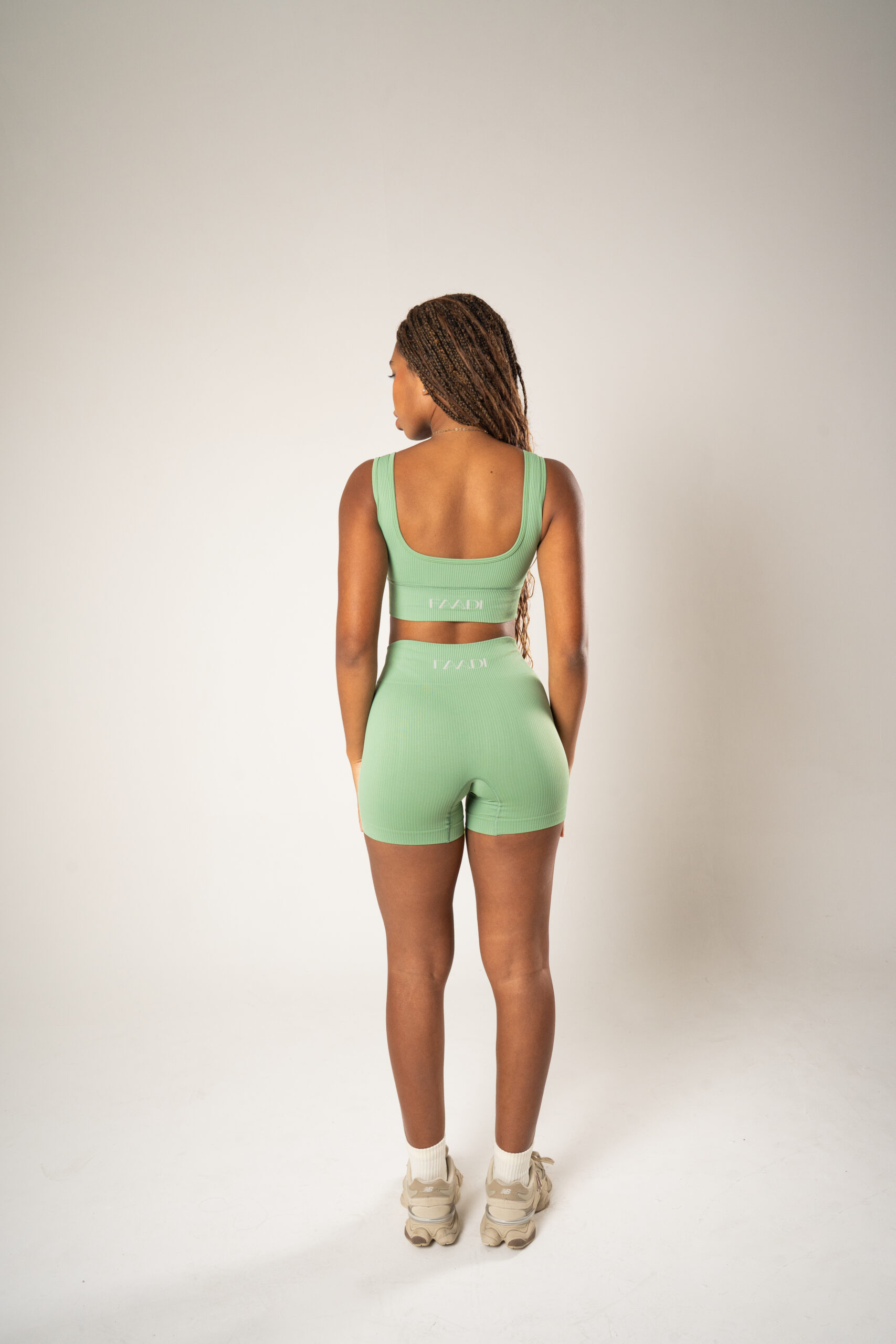 Short Seamless Canelado Matcha by LM - Imagem 5