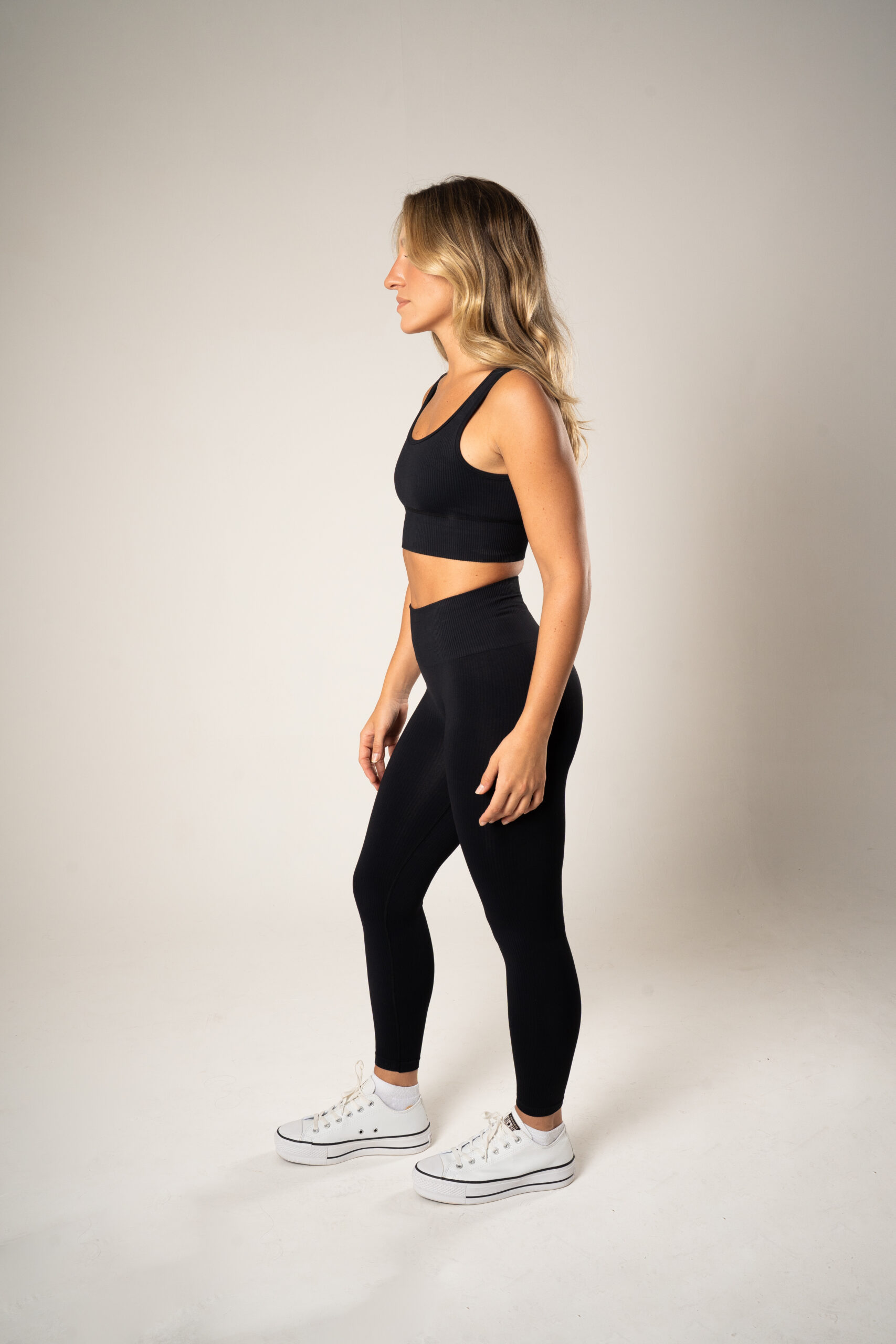 Legging Seamless Canelada Black by LM - Imagem 4