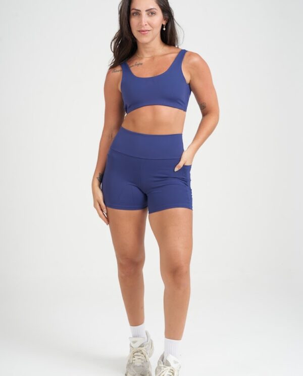 Short Essential Com Bolso Mirtilo