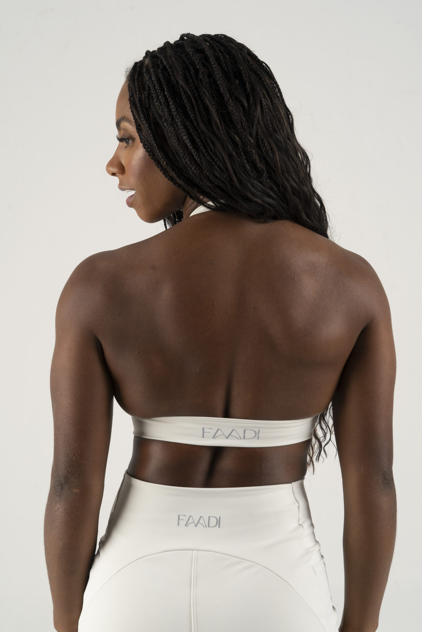 Top Frente Única Tropical Off White - Imagem 4