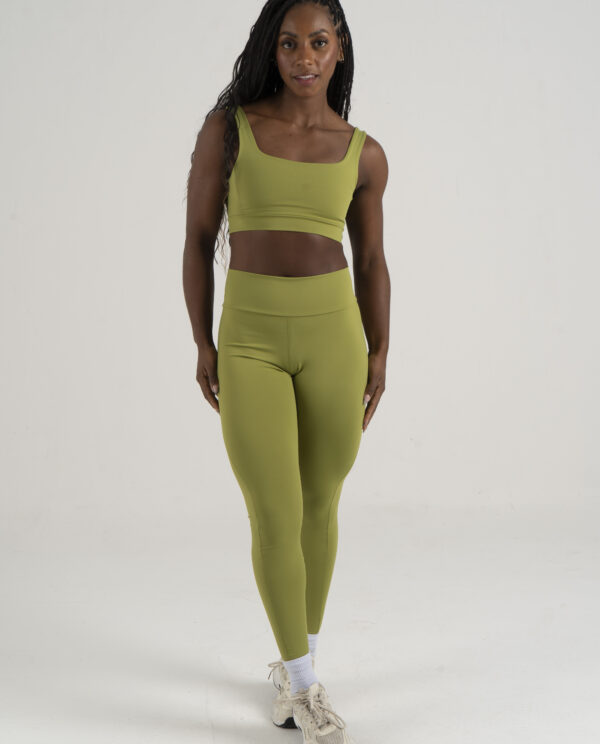 Legging Cós Reto Tropical Avocado