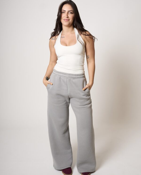 Calça Moletom Wide Leg Cloud